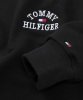 Bluza Tommy Hilfiger męska czarna wkładana przez głowę bawełniana